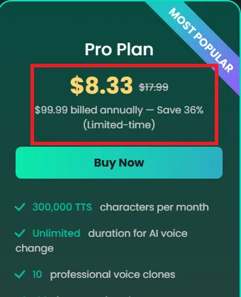 Finevoice 33% off deal